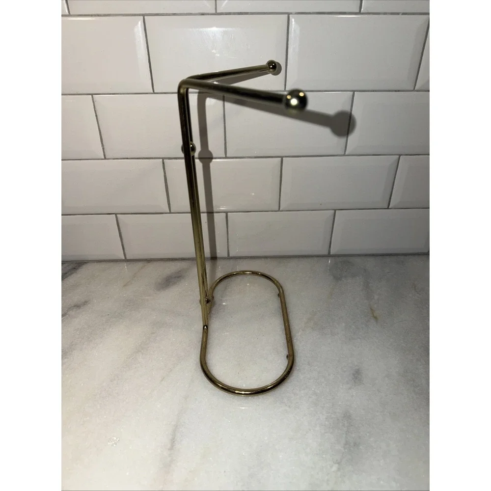 Vintage Gold Metal Hand Towel Stand Holder GW994